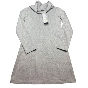 NWT Florence Eiseman Polka Dot Sweatshirt Dress w/ Pockets Size 14